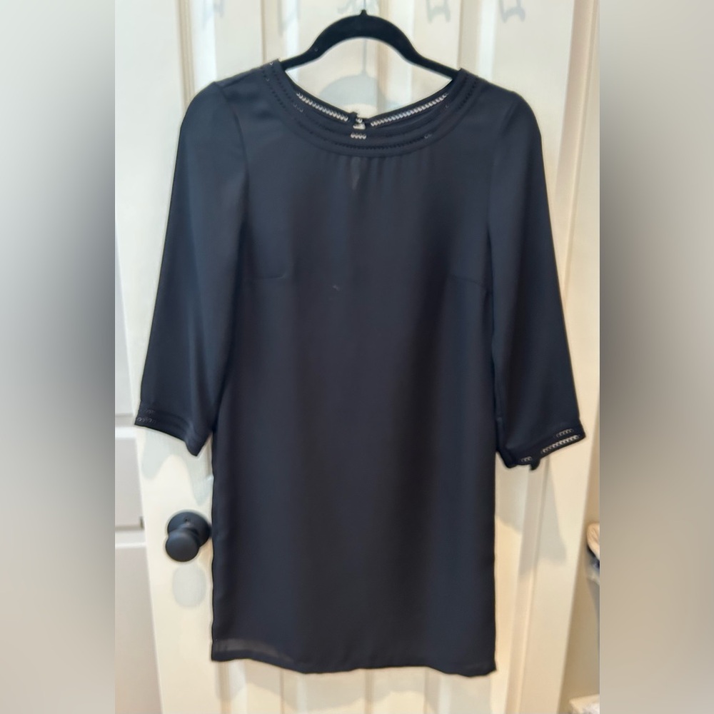 H&M Elegant Black Women's shift dress